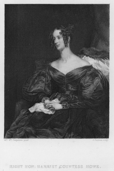 Harriet Comtesse Howe (gravure) - William (after) Carpenter