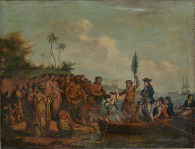 Débarquement du capitaine Cook à Middleburg, Îles Amies - William (after) Hodges