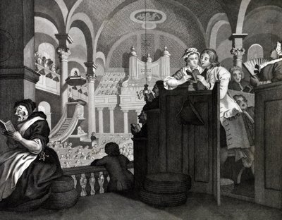 Le dimanche libre de Goodchild - William (after) Hogarth