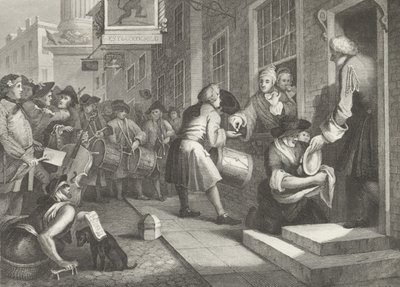 Le Jour du mariage de Goodchild - William (after) Hogarth