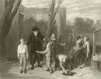 Le combat interrompu (gravure) - William (after) Mulready