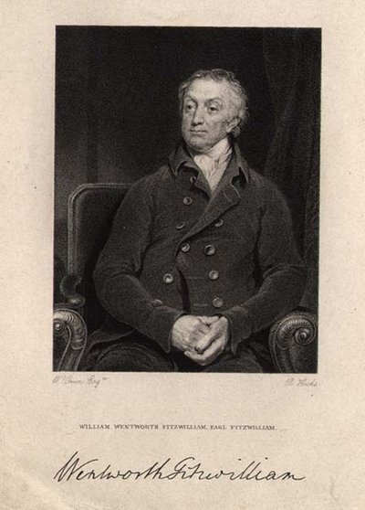 William Wentworth Fitzwilliam, 2ème Comte Fitzwilliam (1748-1833), gravé par R. Hicks - William (after) Owen