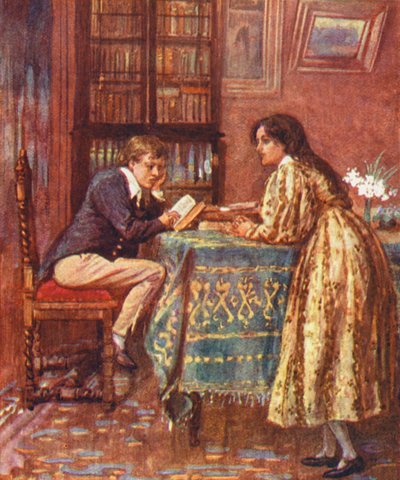 Illustration pour Le Moulin sur la Floss de George Eliot - William (after) Rainey