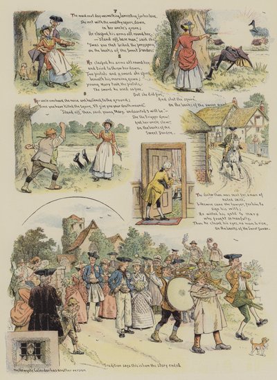 La fille du fermier (chromolithographie) - William (after) Ralston