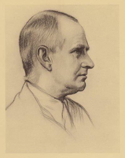 Portrait du professeur A S Eddington - William (after) Rothenstein