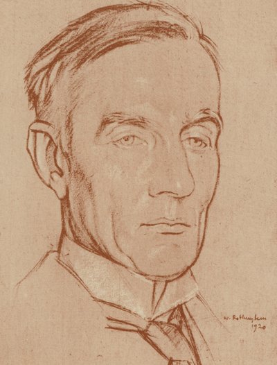 Le Très Honorable H A L Fisher (lithographie) - William (after) Rothenstein