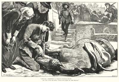 Comment ils ont apporté la bonne nouvelle de Gand à Aix (gravure) - William (after) Small