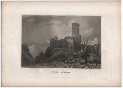 Ruin Lahneck - William (after) Tombleson