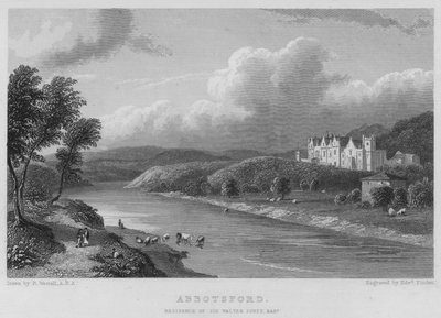 Abbotsford, résidence de Sir Walter Scott, baronnet - William (after) Westall
