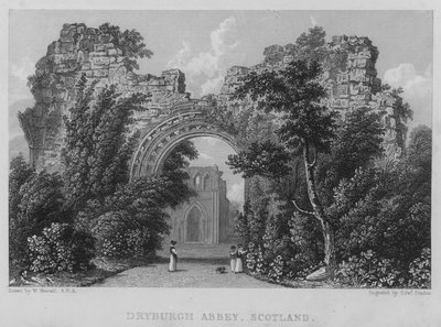 Abbaye de Dryburgh, Écosse - William (after) Westall