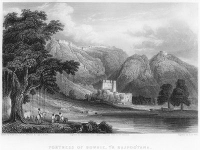 Forteresse de Bowrie, au Rajpootana - William (after) Westall