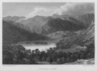 Grand lac de Rydal - William (after) Westall