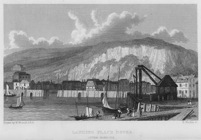 Lieu de débarquement, Douvres, Port extérieur - William (after) Westall