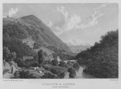 Lymouth et Linton, North Devonshire - William (after) Westall