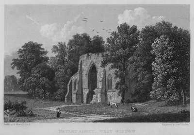 Abbaye de Netley, Fenêtre Ouest - William (after) Westall