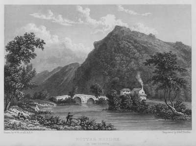 Pont de Nottar, sur le Lynher - William (after) Westall