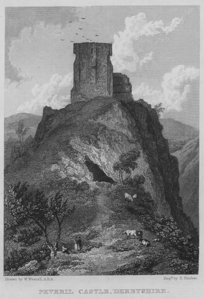 Château de Peveril, Derbyshire - William (after) Westall