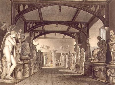 La galerie des statues, illustration de 