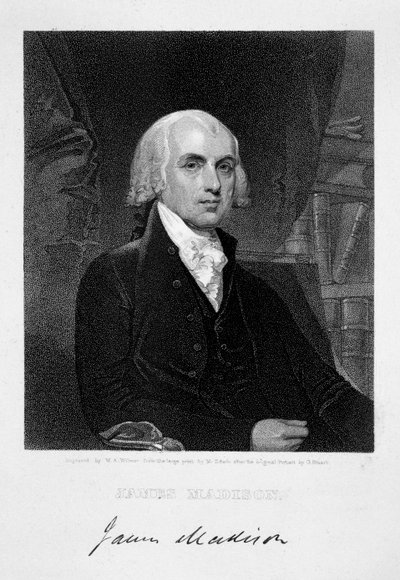 James Madison, 4ème président des États-Unis d