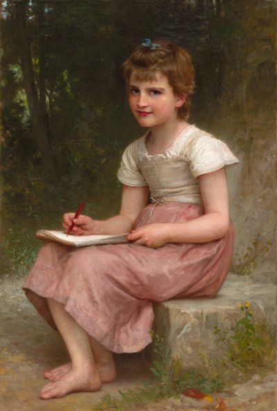 Un appel - William Adolphe Bouguereau