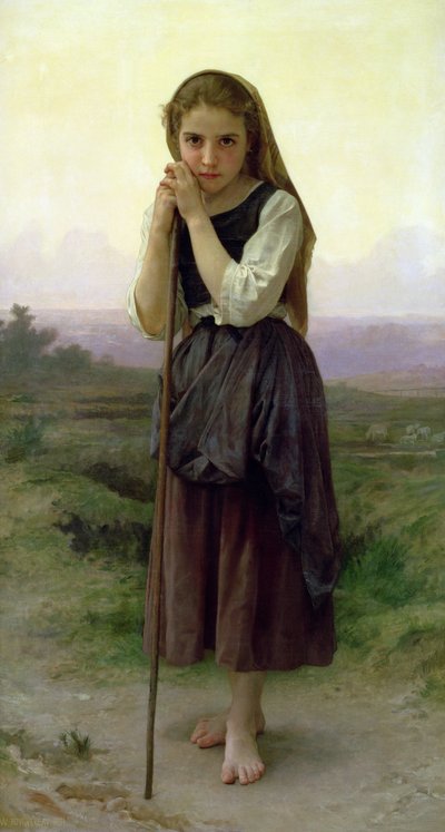Une petite bergère, 1891 - William Adolphe Bouguereau
