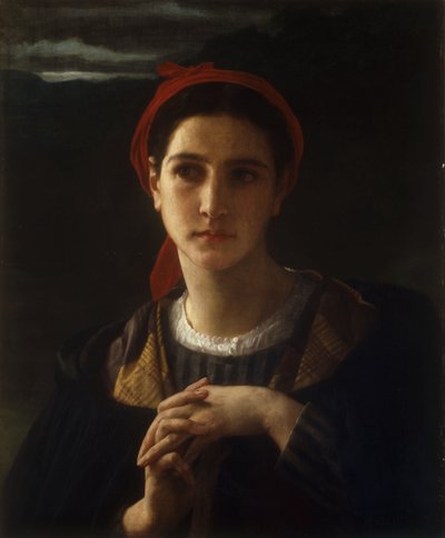 Bergère de Bordelais, 1871 - William Adolphe Bouguereau