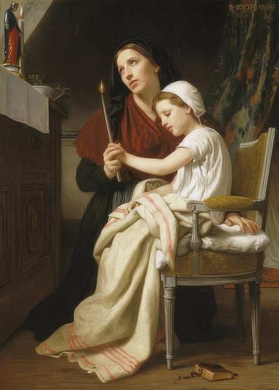Le sacrifice de remerciement - William Adolphe Bouguereau