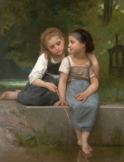 Pêche aux grenouilles - William Adolphe Bouguereau