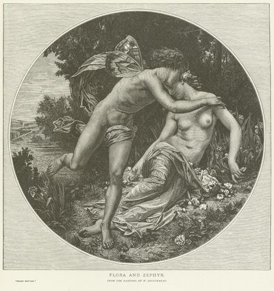 Flore et Zéphyr - William Adolphe Bouguereau