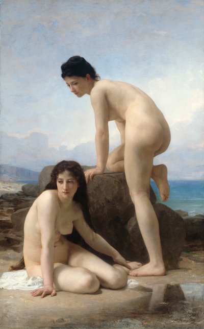 Les baigneurs - William Adolphe Bouguereau