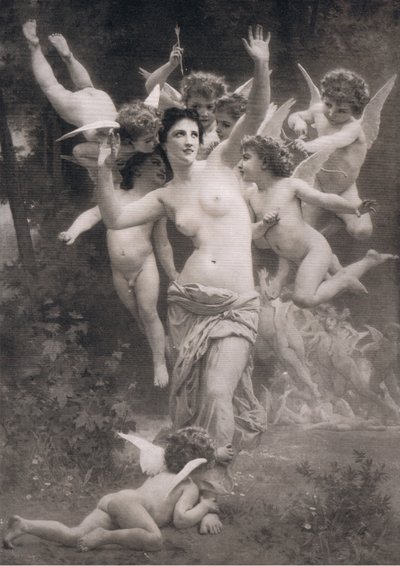 Un nid de cupidons, Bibbys Annual, 1916-1917 - William Adolphe after Bouguereau