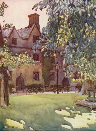 Balliol College depuis le jardin - William Ainsworth Wildman