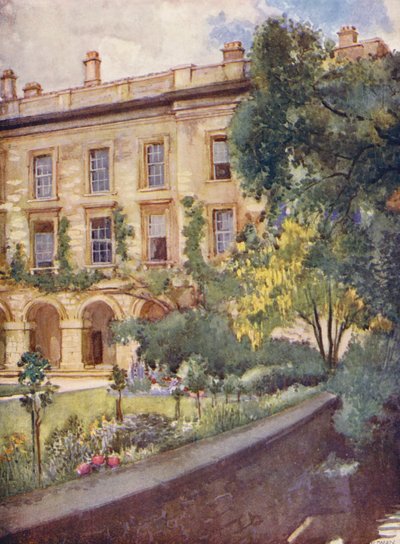 Nouveaux bâtiments du collège de Magdalen jouxtant les bosquets de Magdalen - William Ainsworth Wildman