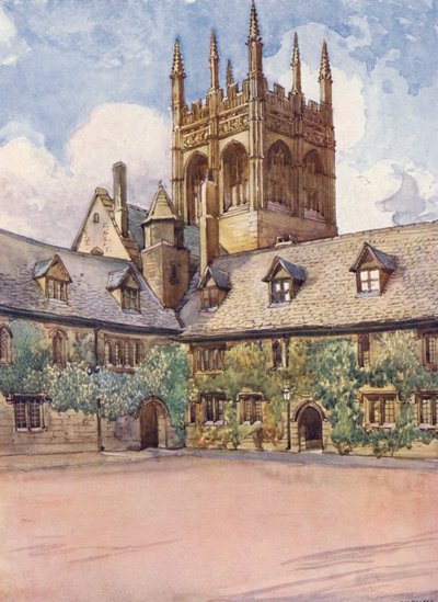 "Mob quad," Merton College - William Ainsworth Wildman
