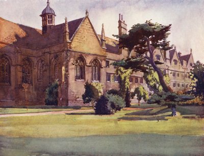 Façade du jardin du Wadham College - William Ainsworth Wildman