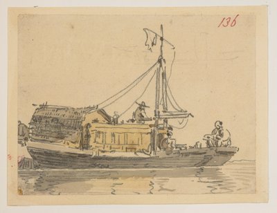 136. Une jonque, d