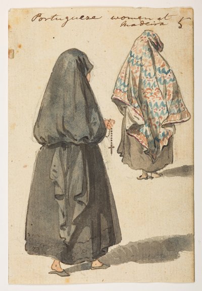 Femmes portugaises à Madère, de l