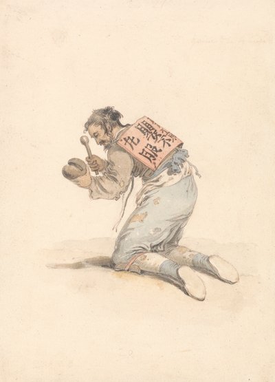 Un mendiant chinois - William Alexander