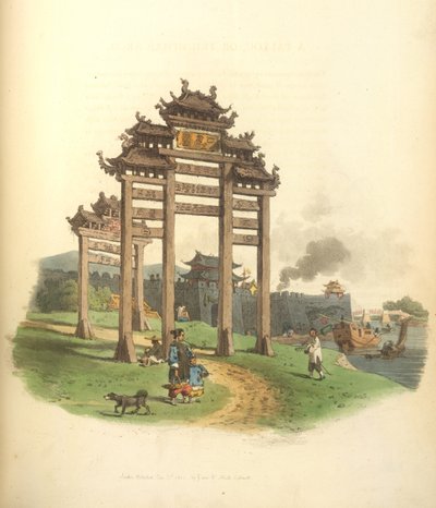 Un Pai-lou, ou arc de triomphe - William Alexander
