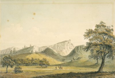 Une montagne remarquable près de la rivière de Monterrey - William Alexander
