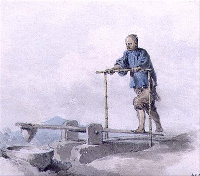 Travailleur chinois au travail - William Alexander