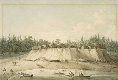 Village indien, Point Mudge - William Alexander