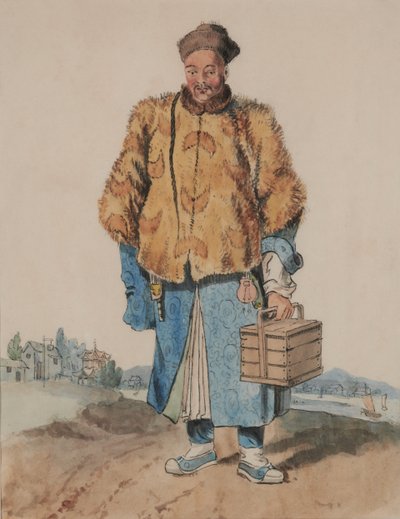Homme en costume chinois - William Alexander