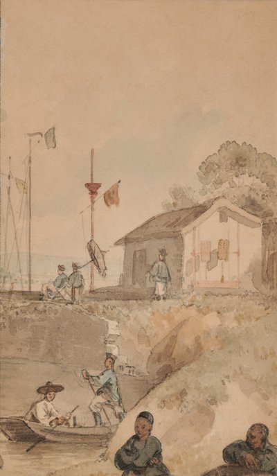 Bateau fluvial en Chine, novembre - William Alexander