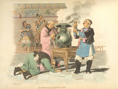 Sacrifice au temple - William Alexander
