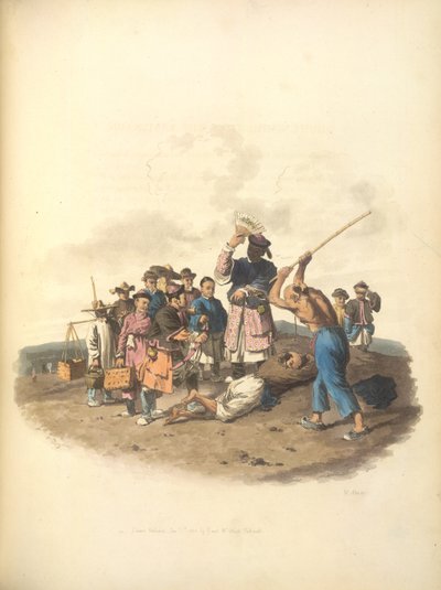 La punition de la bastonnade - William Alexander