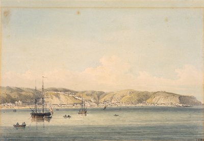 La ville de Valparaiso sur la côte du Chili - William Alexander