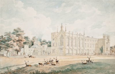 Vue du sud-ouest, Cassiobury, Hertfordshire - William Alexander