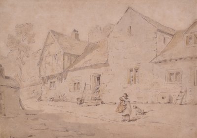 Scène de village, Kent - William Alexander