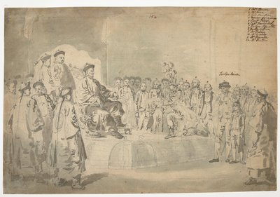 Empereur recevant l